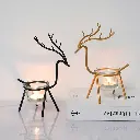 Giá để nến hình hươu, phong cách Decor Bắc Âu