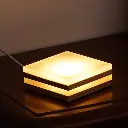 Đèn gỗ trang trí 2 tầng