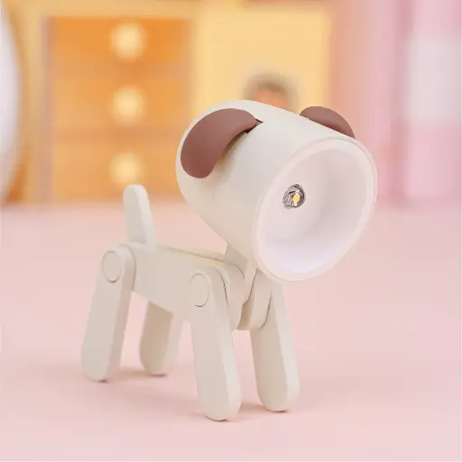 [SLNP000007] Đèn chú chó mini đáng yêu, kèm 6 viên pin 